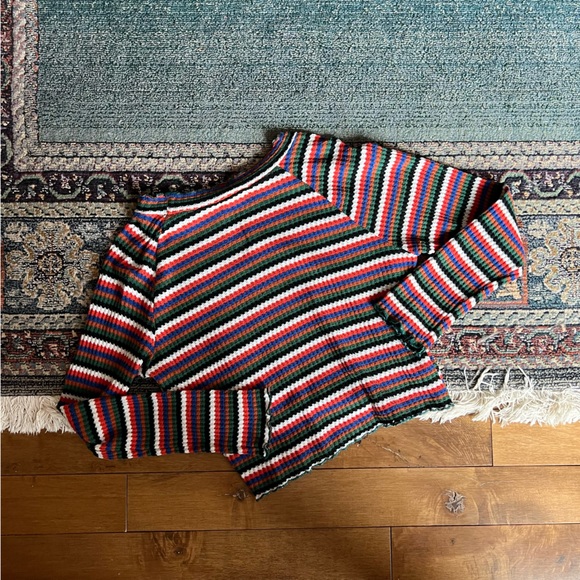 ✨3/15$ colorfull stripes long sleeves shirt - Picture 5 of 5